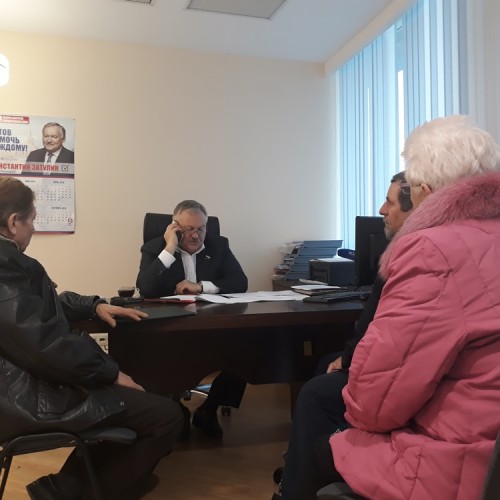 Константин Затулин провёл первый в новом году прием граждан в Сочи