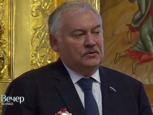 Сюжет телеканала «Спас» о награждении Константина Затулина Патриаршим Орденом