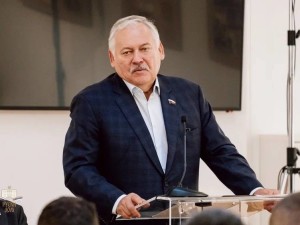 Выступление Затулина в ходе конференции в Белграде