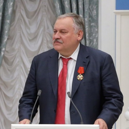 Константин Затулин принимает поздравления в связи с награждением Орденом Александра Невского