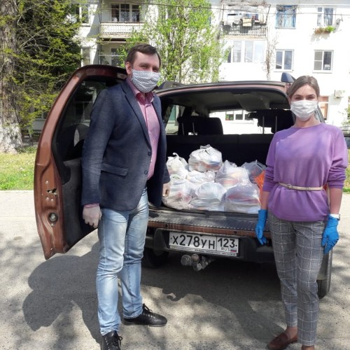 Акция #МыВместе продолжается в Апшеронском районе